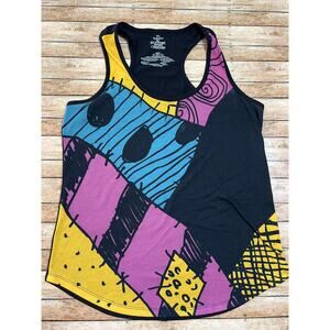 Hot Topic Disney NBC Sally Patchwork Racerback Tank Top Size XL